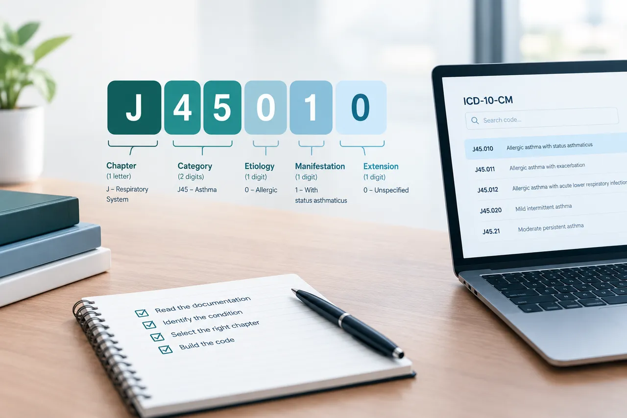 ICD-10-CM Code Structure Explained: How Coders and Billers Build a Diagnosis Code